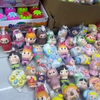 Fileli Karışık Karakter Squishy (Minimum 40 adet alım)